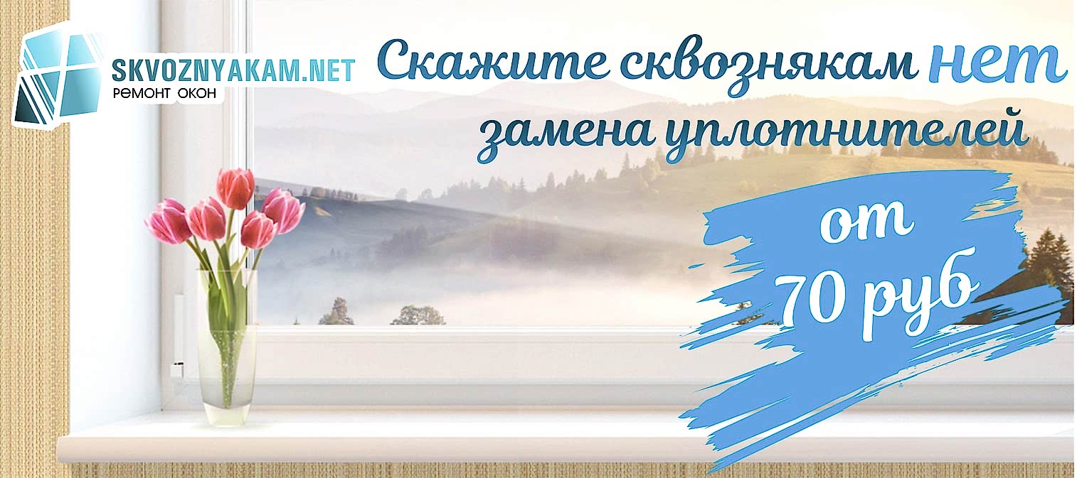 баннер замена уплотнителей от 70 р